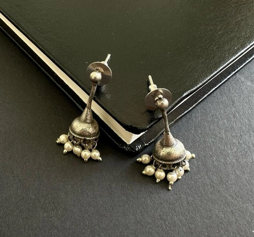nazaara jewel old german silver earring