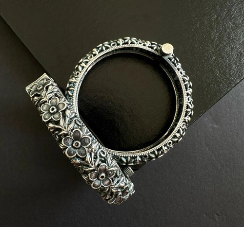 nazaara jewels german silver adjustable kada