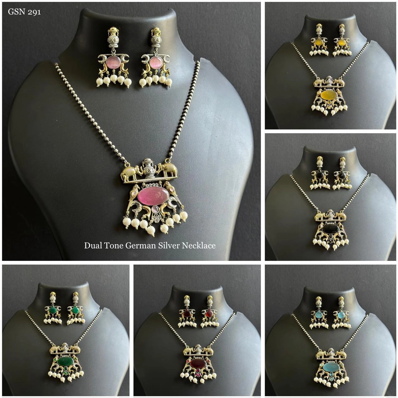 dual-tone-german-sliver-necklace