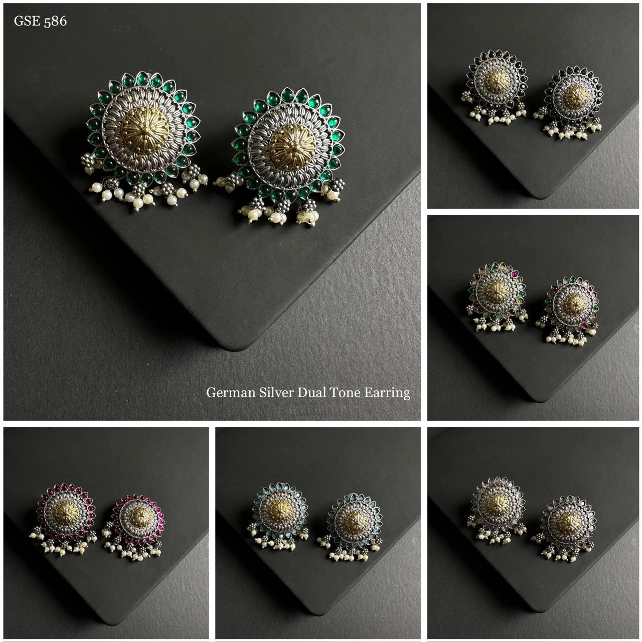 german-sliver-dual-tone-earring