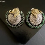 german-sliver-dual-tone-earring